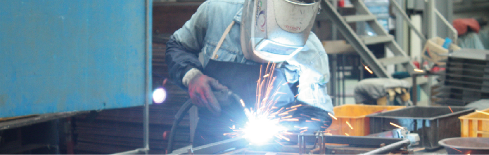 激光切割车间的